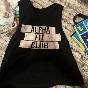 Alpha fit club black top